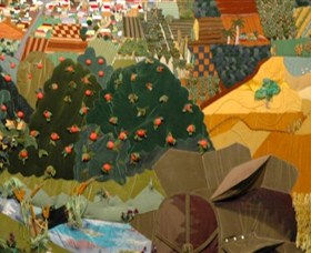 Griffith Regional Theatre Soft Sculptured Curtain - Holiday Find 0