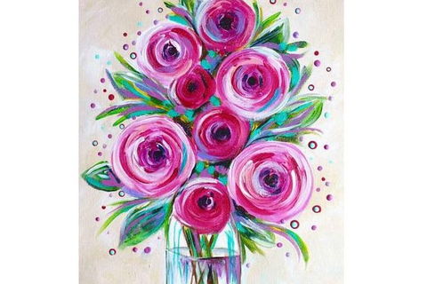 Pink Roses - Six Tanks 7.00-9.00pm - Holiday Find 0