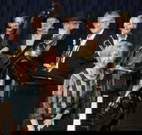 The Caxton Street Jazz Band in the Swigmore Hall at Robert Channon Wines - Holiday Find