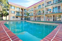 Bribie Beach King bed Unit overlooking pool