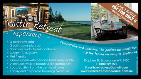 Rustic Retreat Esperance - Holiday Find 33