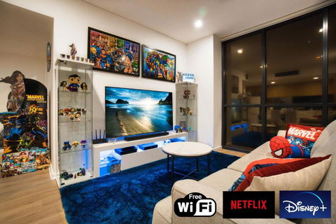 DC Vs Marvel Theme Ft Arcade Machine Pool Gym Sauna BBQ - Holiday Find 1