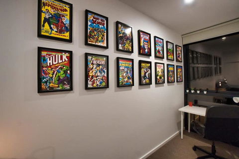 DC Vs Marvel Theme Ft Arcade Machine Pool Gym Sauna BBQ - Holiday Find 4