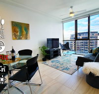 2BR Food  Drink Hub  Gym Pool Views Roof Terrace - Holiday Find